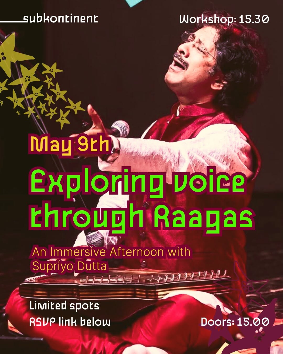 An Immersive Afternoon : Exploring voice through Raagas Join us for a unique af…