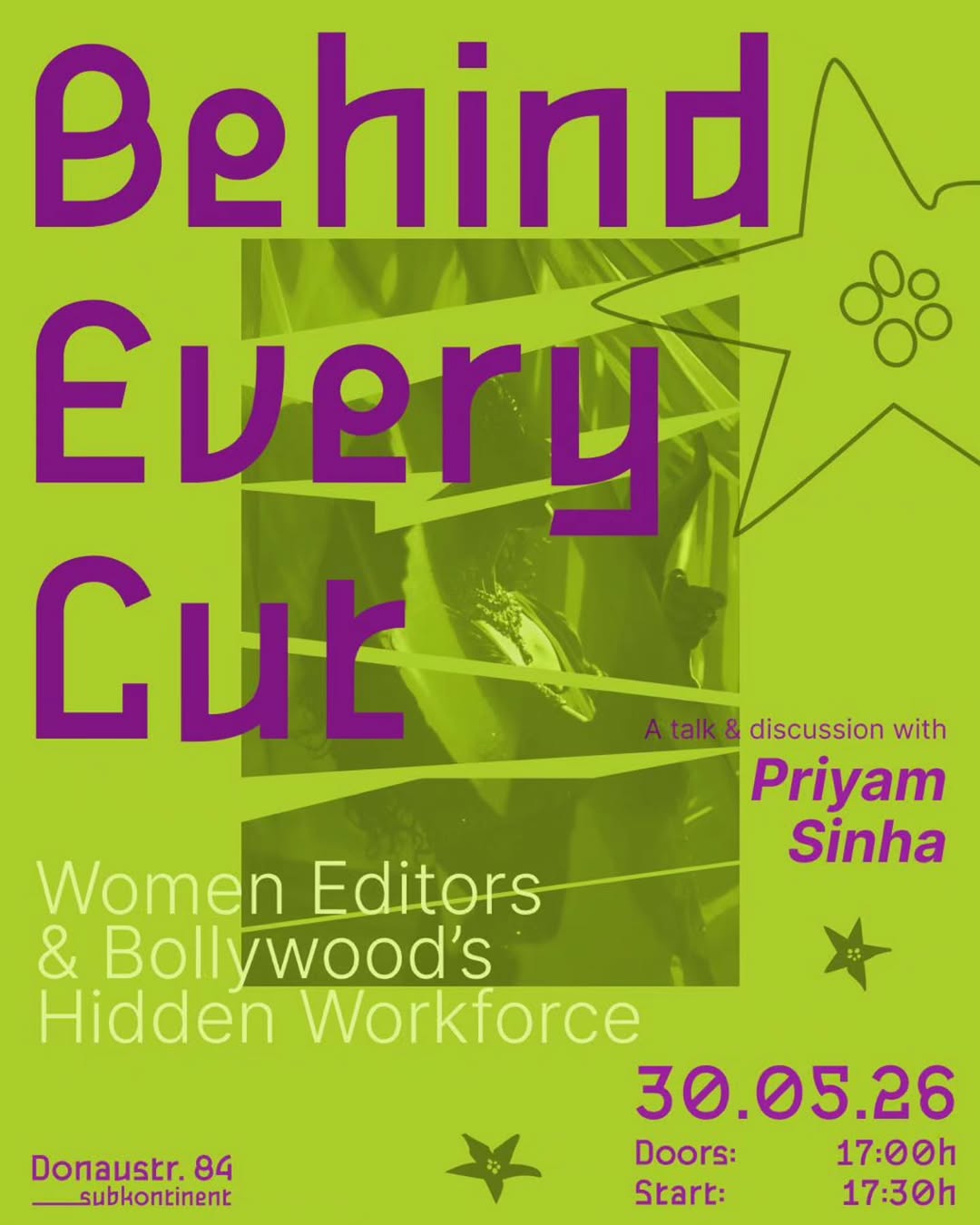 Behind Every Cut: Women Editors and Bollywood’s Hidden Workforce A talk and disc…