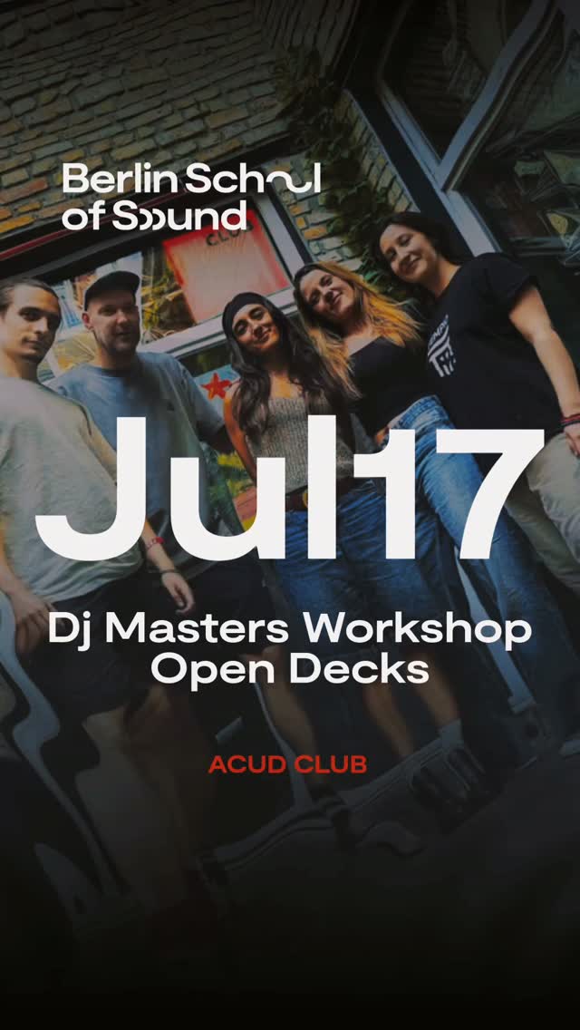 🎧 OPEN DECKS NIGHT @ ACUD Kunsthaus 🎧 DJ Masters students, it's your turn on the…