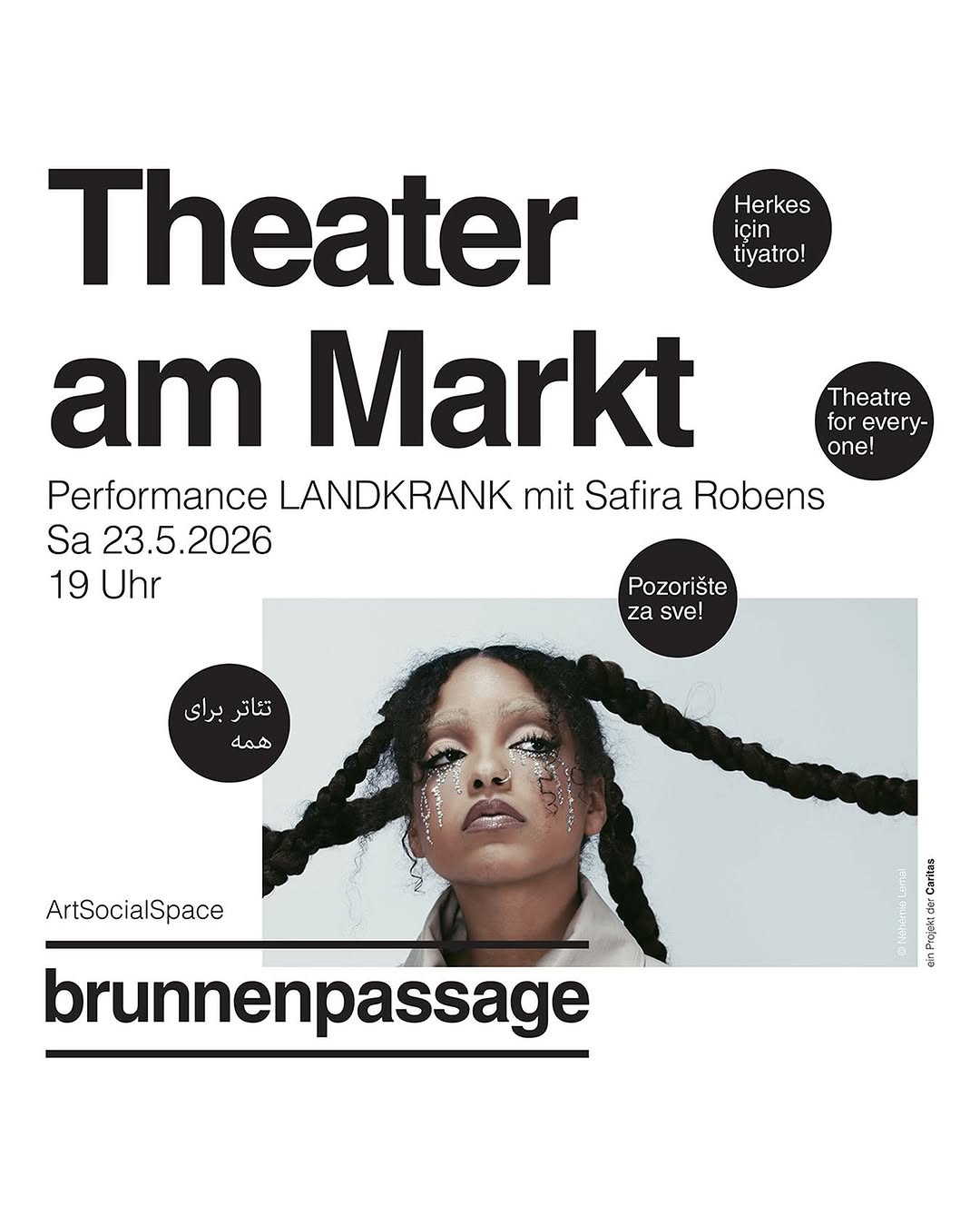 Theater am Markt 🎭🕯️ Performance LANDKRANK mit Safira Robens 📆 Sa 23.5.2026, 19 …