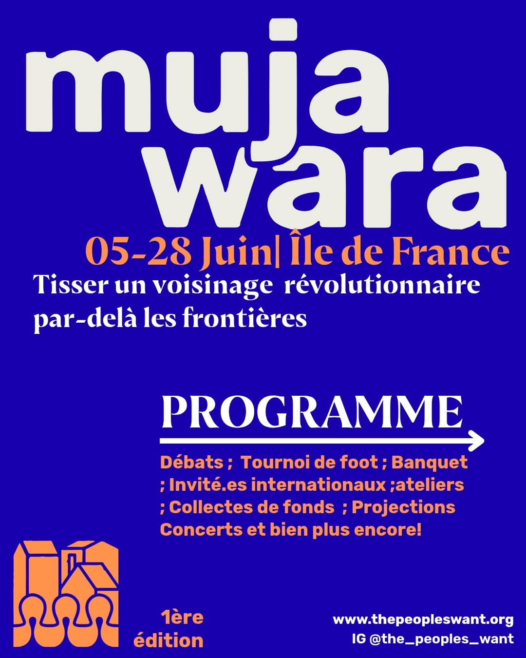 Programme du mois du #MUJAWARA en île de France ! (+++ d'infos sur les pages des…