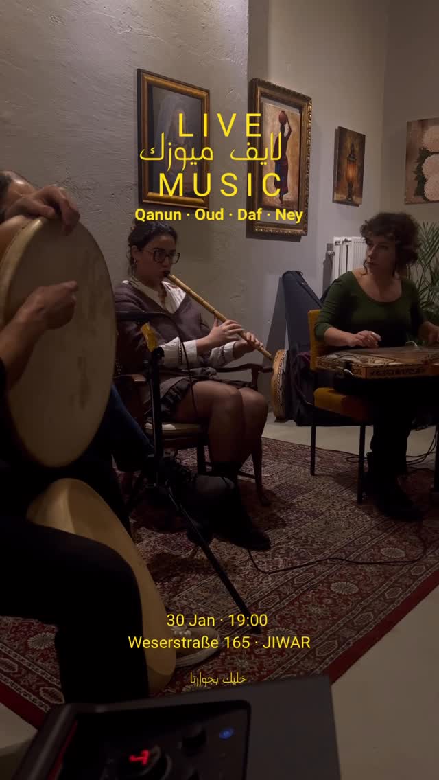 Join us for a live music evening with qanun, oud, daf/riq, and ney, coming toget…