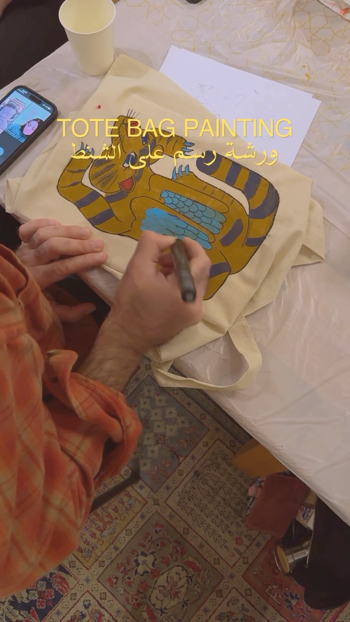 ✨ Tote Bag Painting Workshop ✨ Design and paint your own tote bag in a relaxed a…