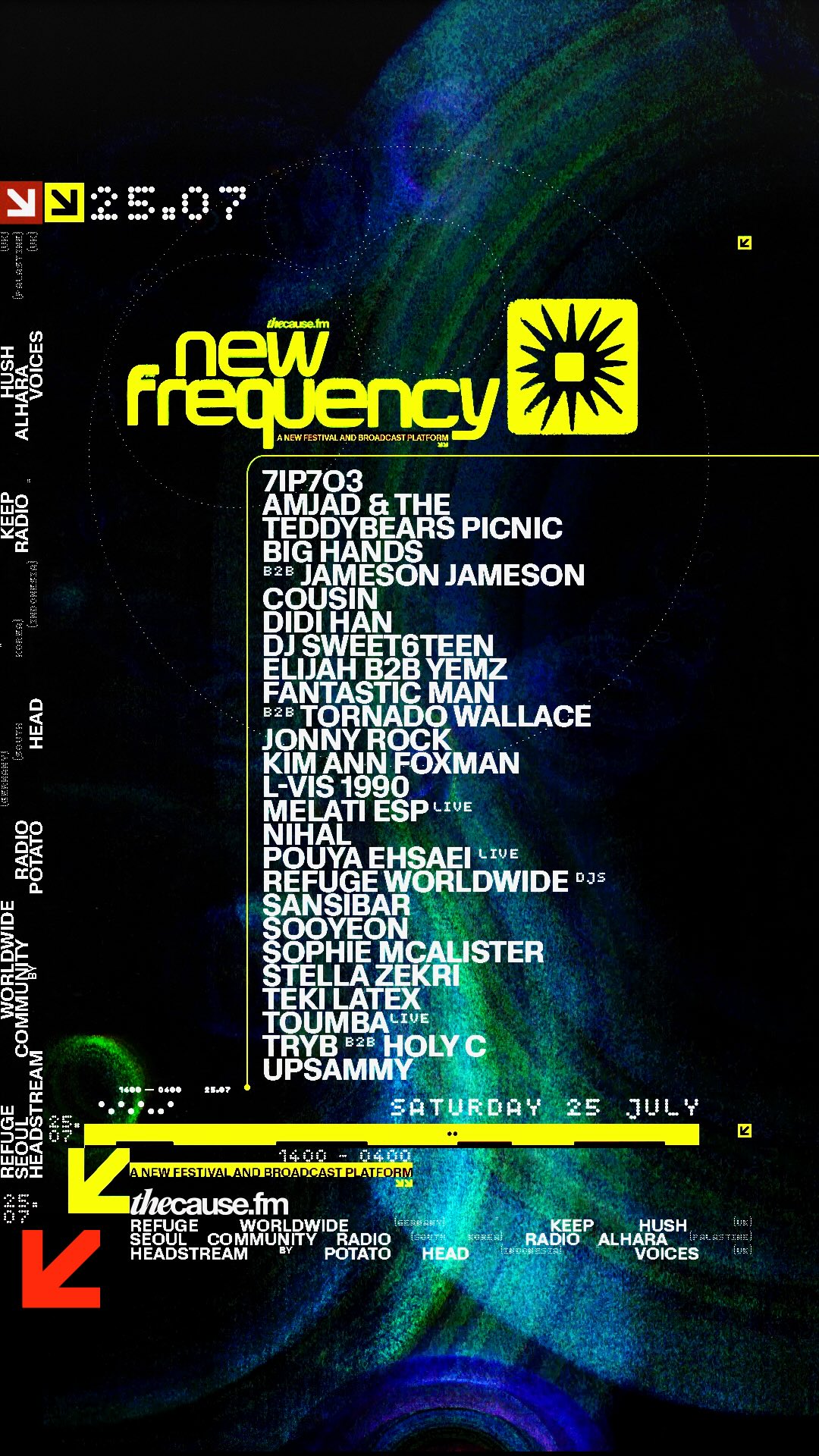 The full frequency is now in view… On Saturday 25 July, we share a new perspecti…