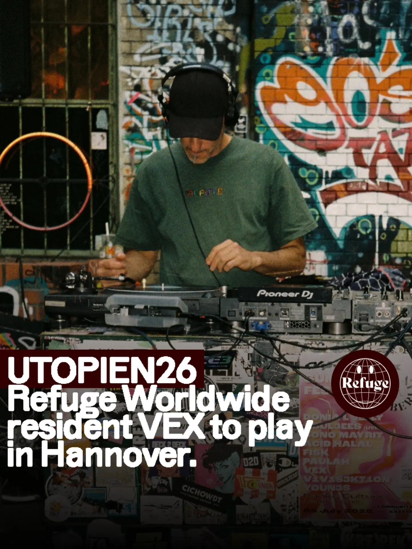 Photo by Refuge Worldwide in Hannover, Germany with @vex_eyal, @pavillonhannover…
