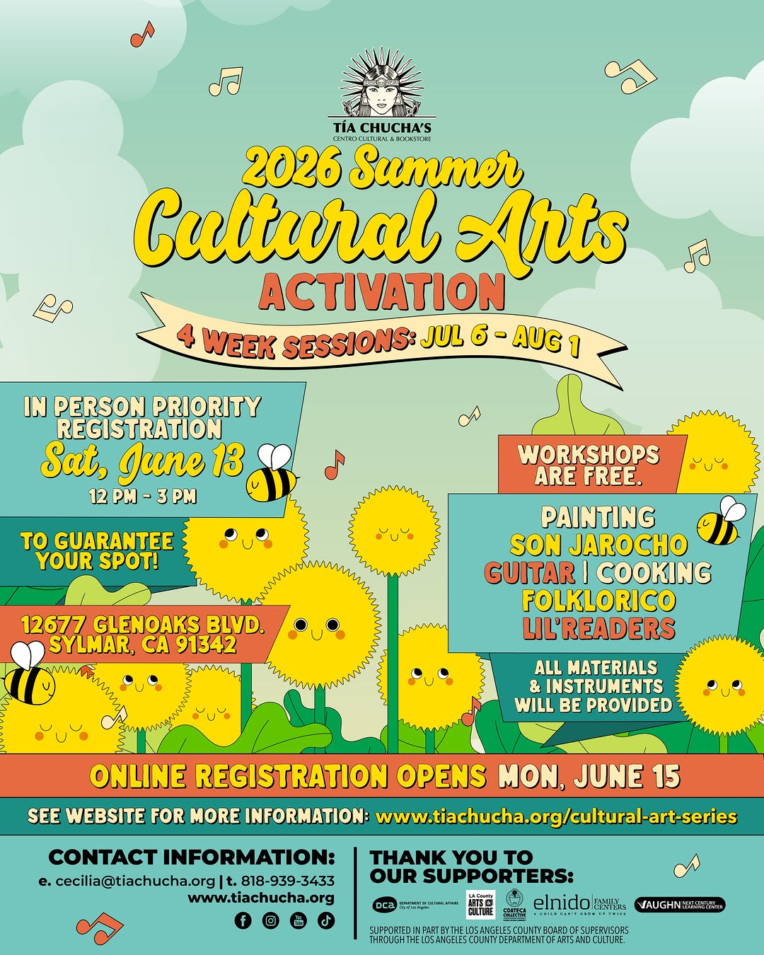 We have your Summer plans! Check out our Summer Cultural Arts classes for youth …